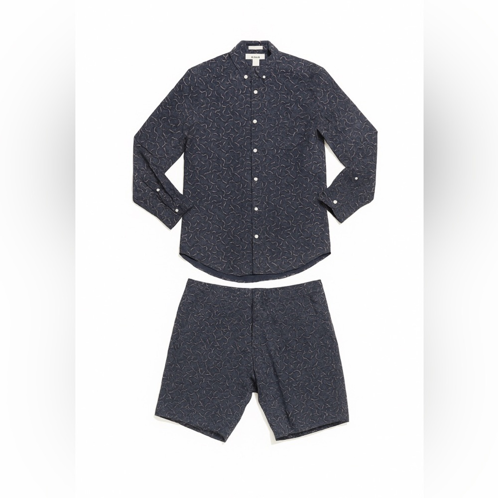 Blue Matching Set for Relaxed Comfort